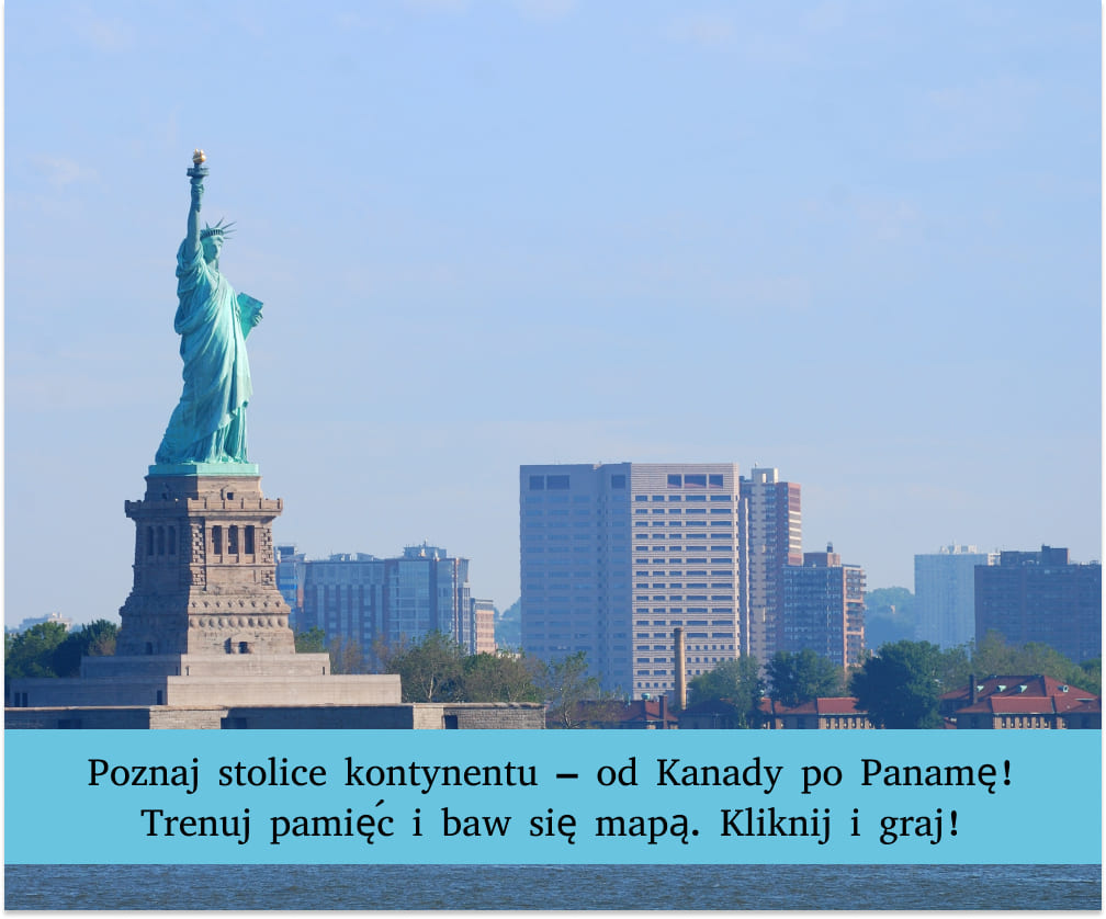 Centrum polityczne państwa Ameryka Północna Stany na tle miejskiej panoramy