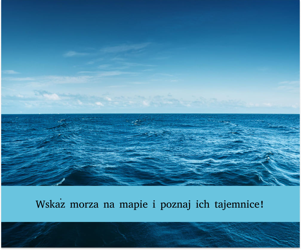 Delikatne fale na wodzie i otwarty horyzont przedstawiają morza świata w spokojnej odsłonie
